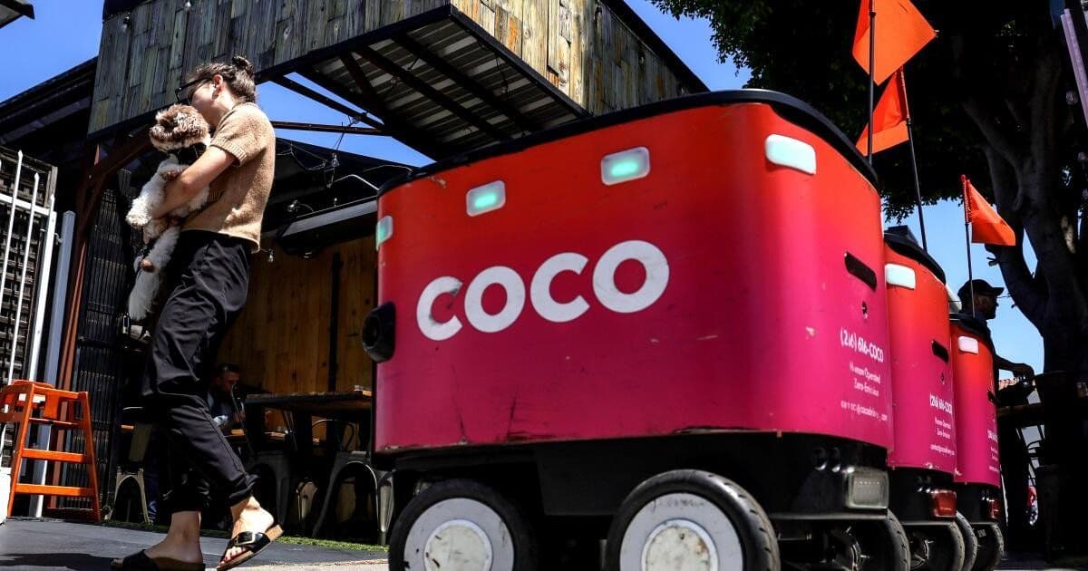 Delivery Robots Navigate Sidewalks and Regulatory Hurdles