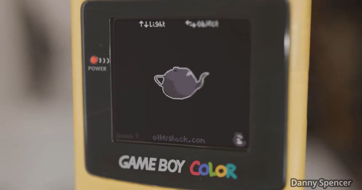 Developer Pushes Game Boy Color Hardware to Run Real-Time 3D Shader Demo