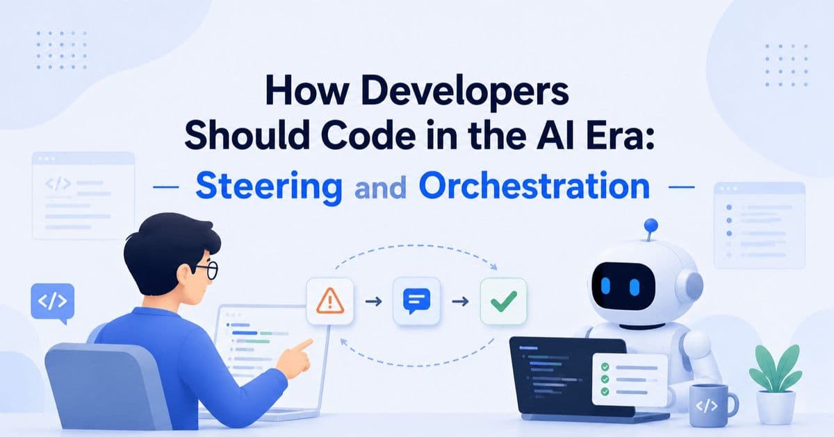 Developers Are Entering the Era of Steering and Orchestration