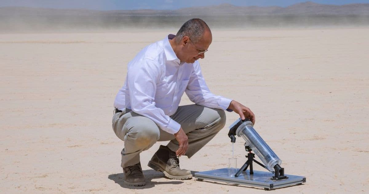 Nobel Prize Winner's Atmospheric Water Harvester: 1,000 Liters Daily from Desert Air