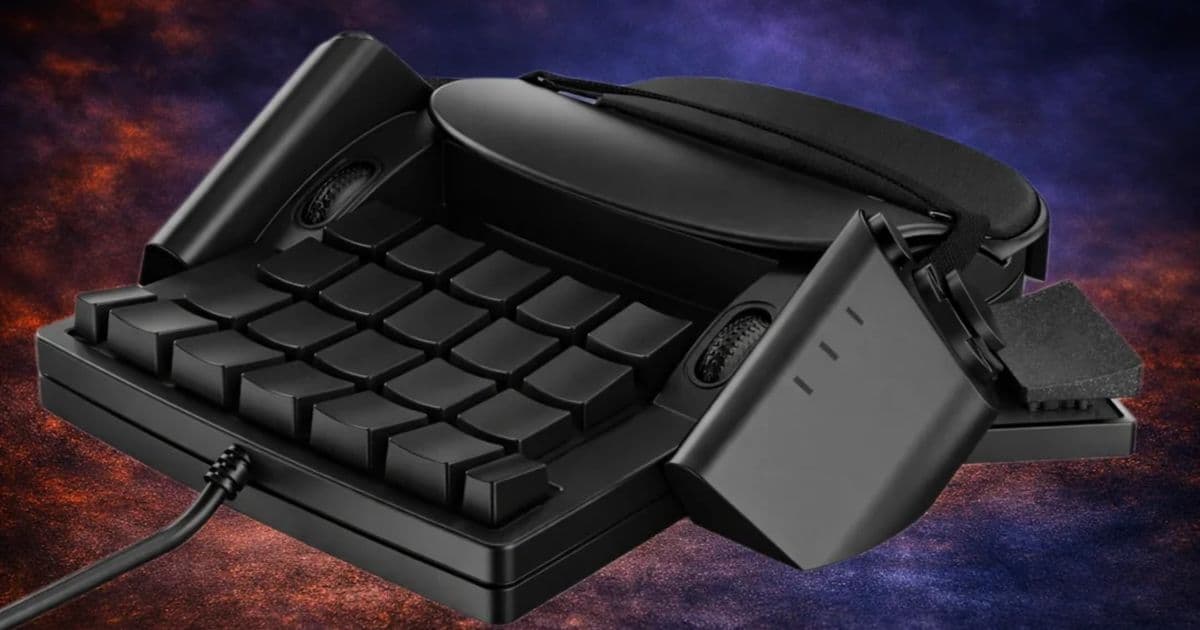 Single-Handed Gaming Controller Combines Keyboard and Mouse Functionality in One Accessible Device