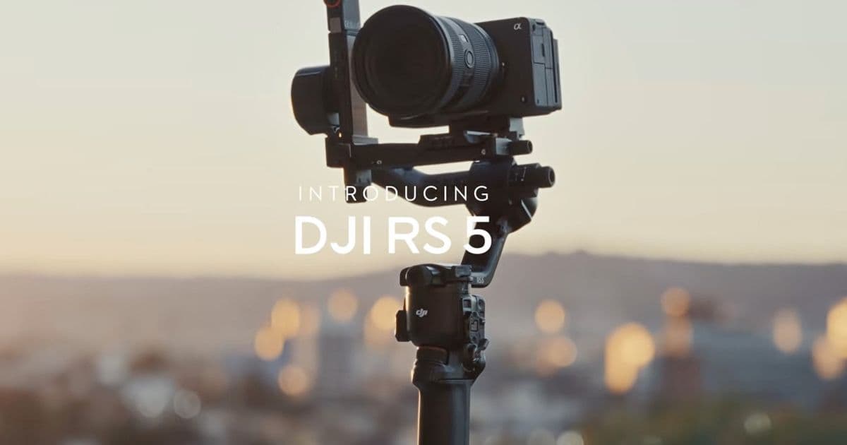 DJI RS 5 Camera Stabilizer Launches Globally, Skipping US Market