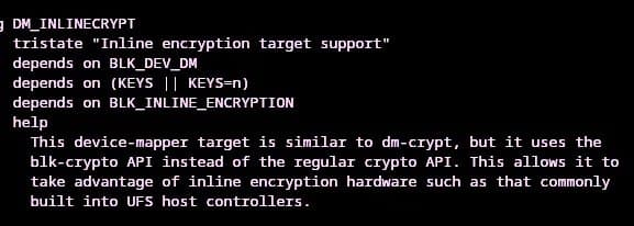DM-INLINECRYPT Expected For Linux 7.2 To Enable Inline Encryption - Phoronix