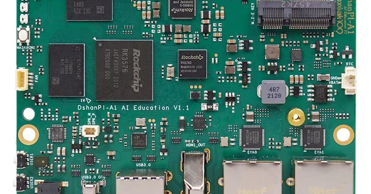 DshanPi-A1: A Feature-Packed RK3576 SBC with HDMI Input and Dual Gigabit Ethernet