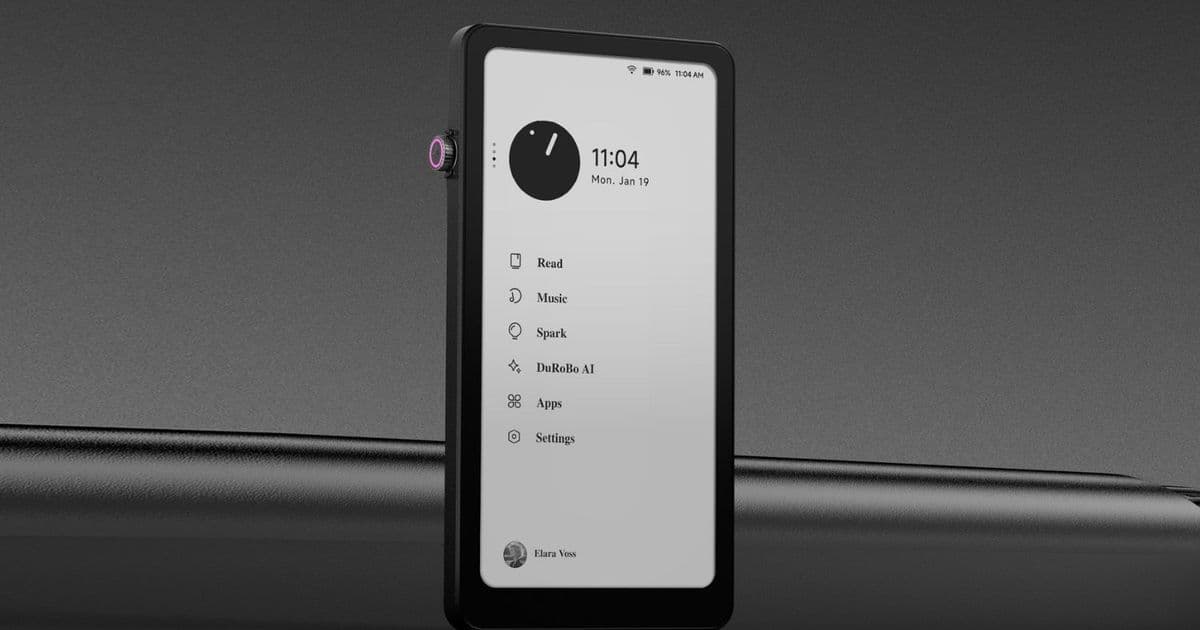 DuRoBo Krono e‑ink reader expands to UK and gains native browser in post‑launch updates