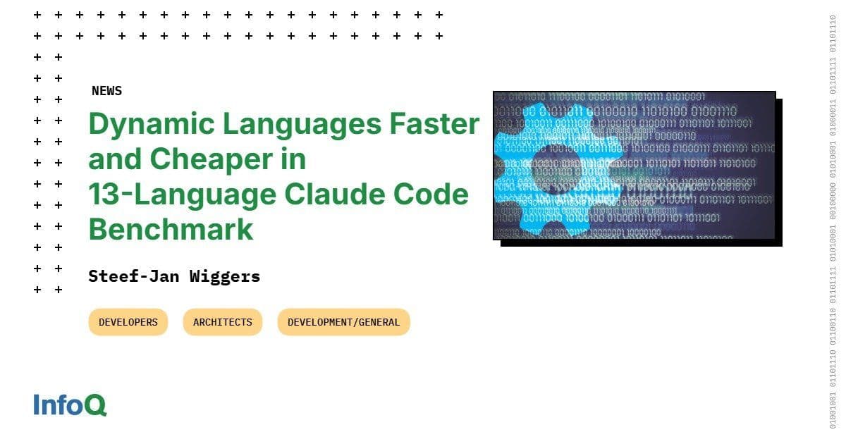 Dynamic Languages Faster and Cheaper in 13-Language Claude Code Benchmark