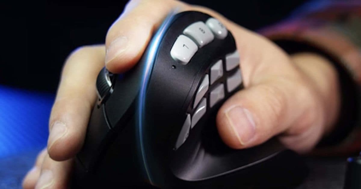 E9 Pro Vertical Gaming Mouse Targets Macro Enthusiasts with Customizable Layout