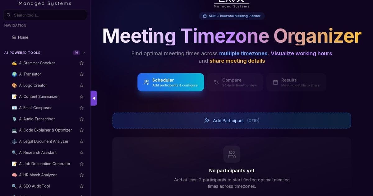 Eliminate Timezone Chaos: LavX's Meeting Planner for Distributed Teams