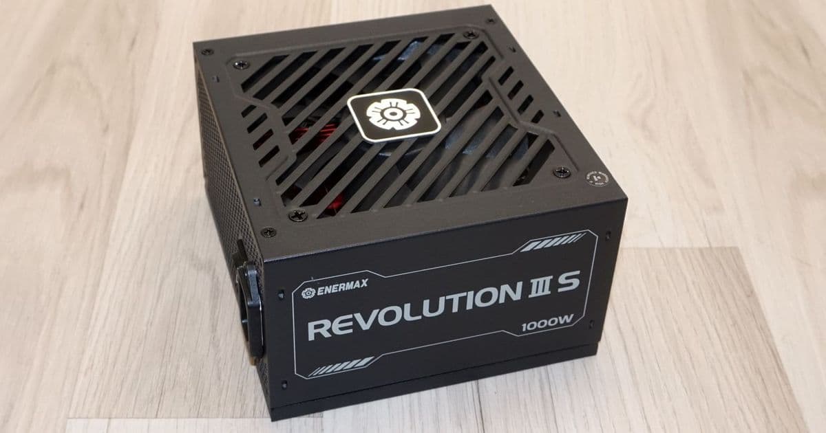 Enermax Revolution III S 1000W Power Supply: Platinum Efficiency with Thermal Limitations