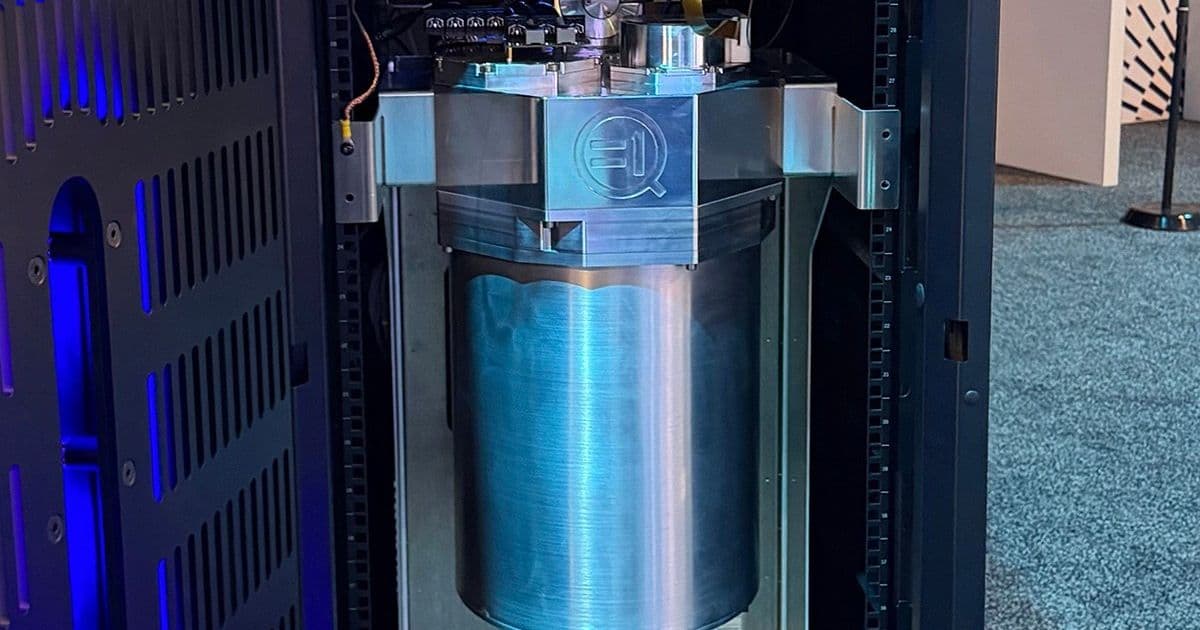 Equal1 Single Rack Quantum Computer at Dell Tech World 2026 - ServeTheHome