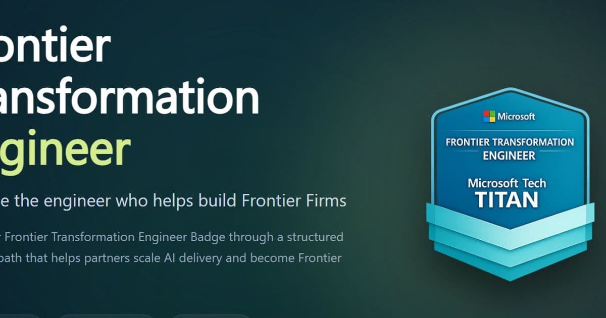 Microsoft Launches Frontier Transformation Engineer Certification to Accelerate AI Agent Development