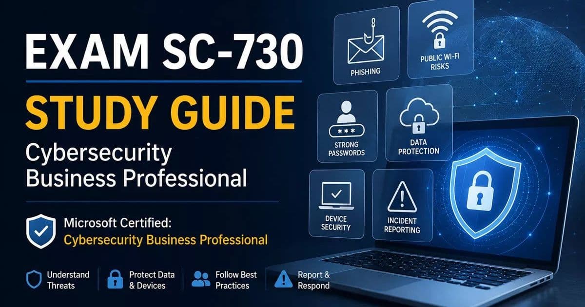 How to Pass Microsoft Exam SC‑730: Cybersecurity Business Professional – A Strategic Study Guide