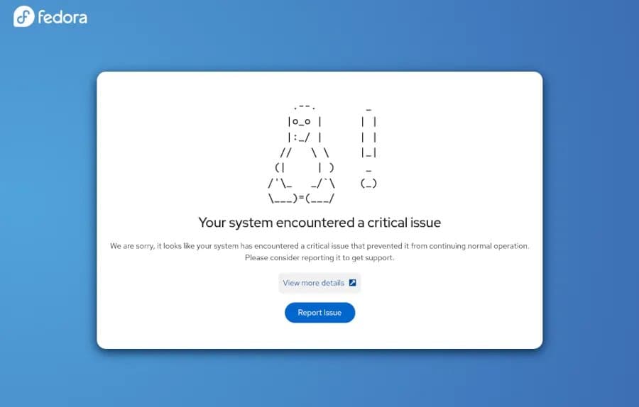 Fedora 45 to Add Web Frontend for Linux's DRM Panic Screen with QR Code Reporting