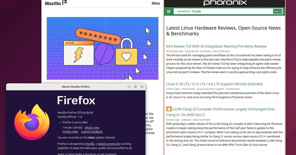 Firefox 149 Beta Brings Split-View Mode and HTTP/3 Improvements