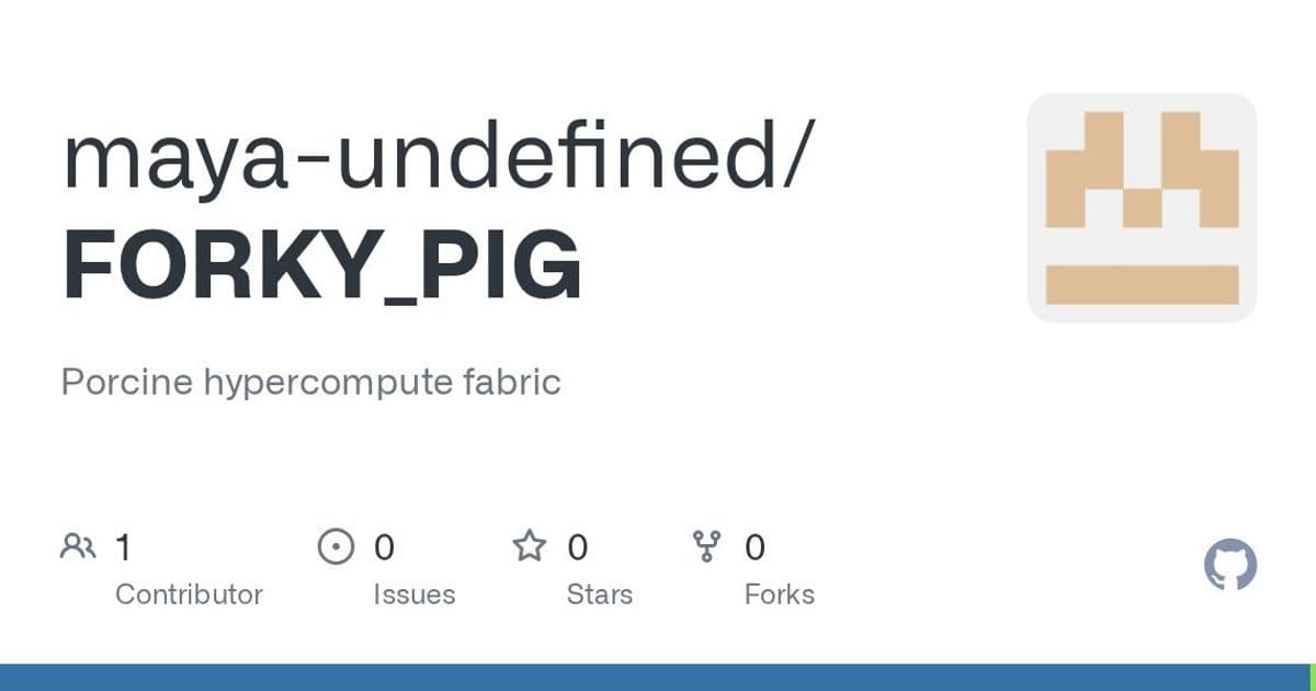 Forky Pig: Reinventing VM Orchestration with Sub-Second Forking Magic