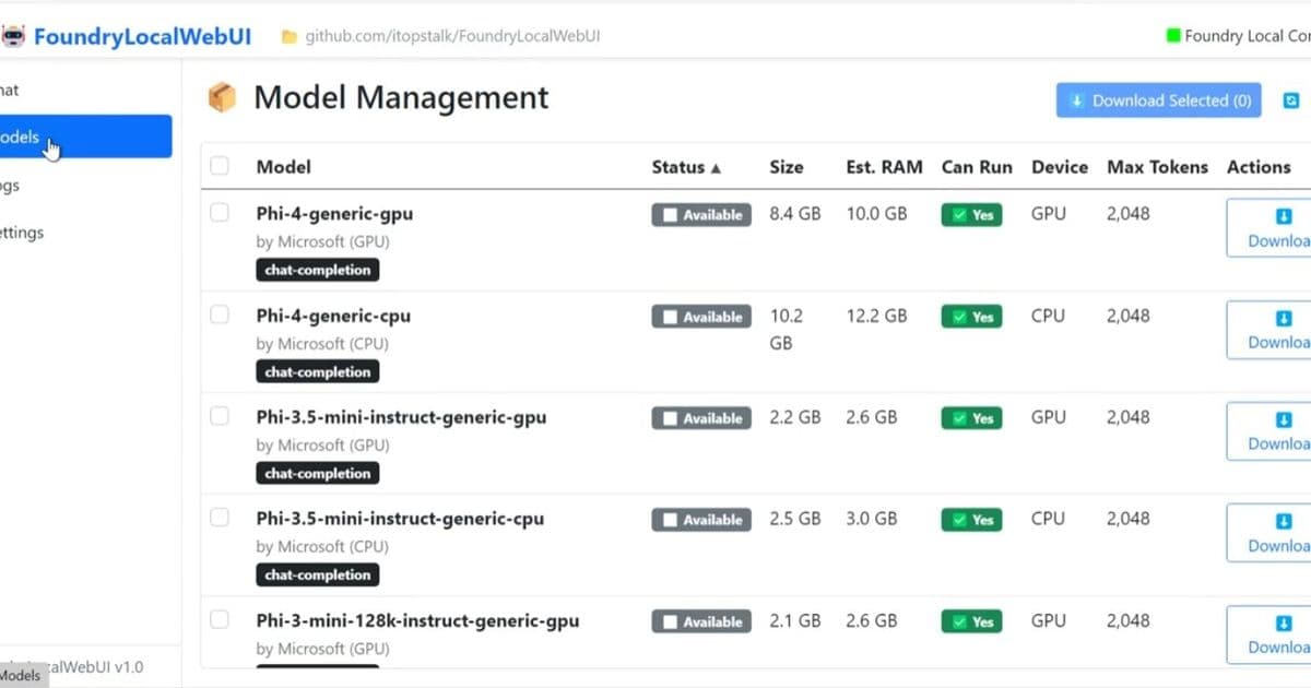 Foundry Local Web UI for IIS: A Windows-Native Chatbot Frontend