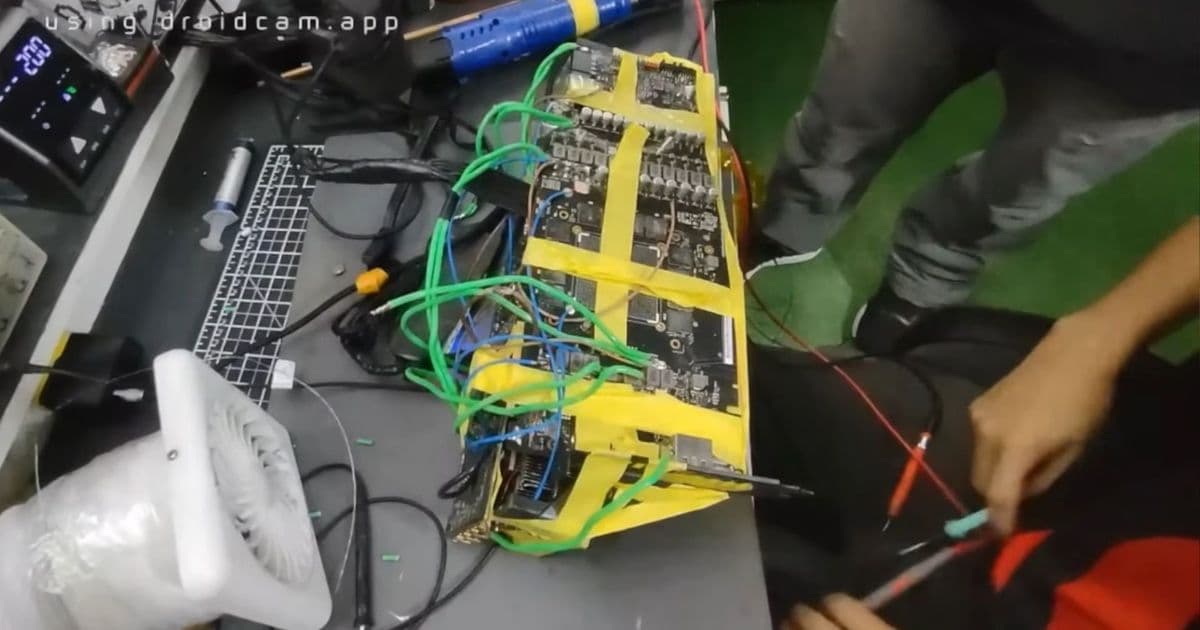 Frankenstein RTX 5070 Ti with RTX 2080 Ti PCB Sets New Benchmark Record