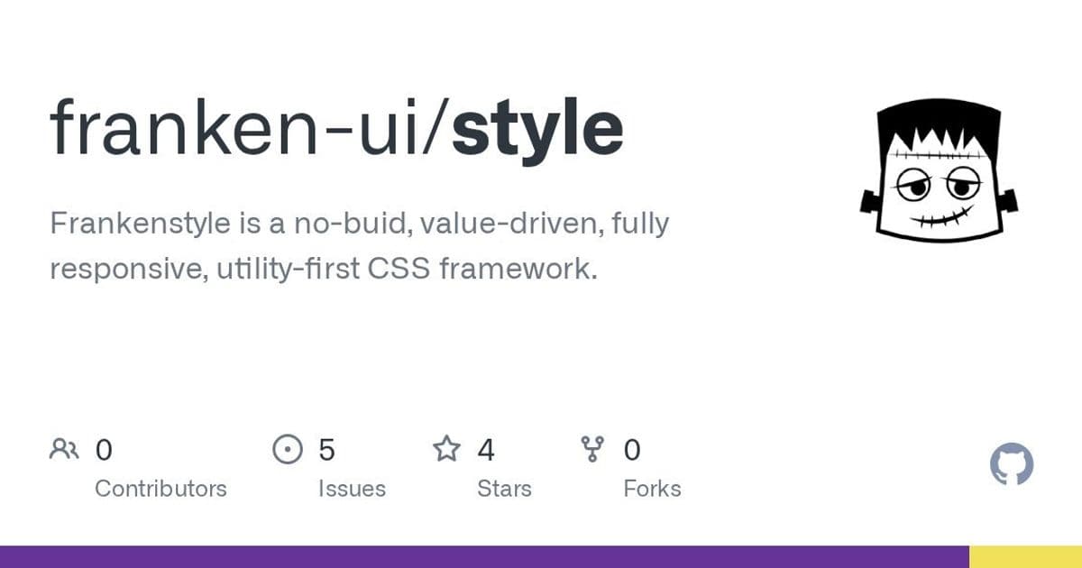 Frankenstyle Emerges as a No-Build, Value-Driven Alternative to Tailwind CSS