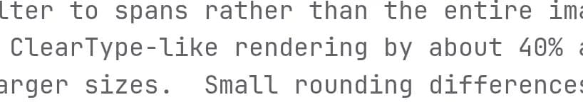FreeType Speeds-Up ClearType-Like LCD Filter Rendering By 40%