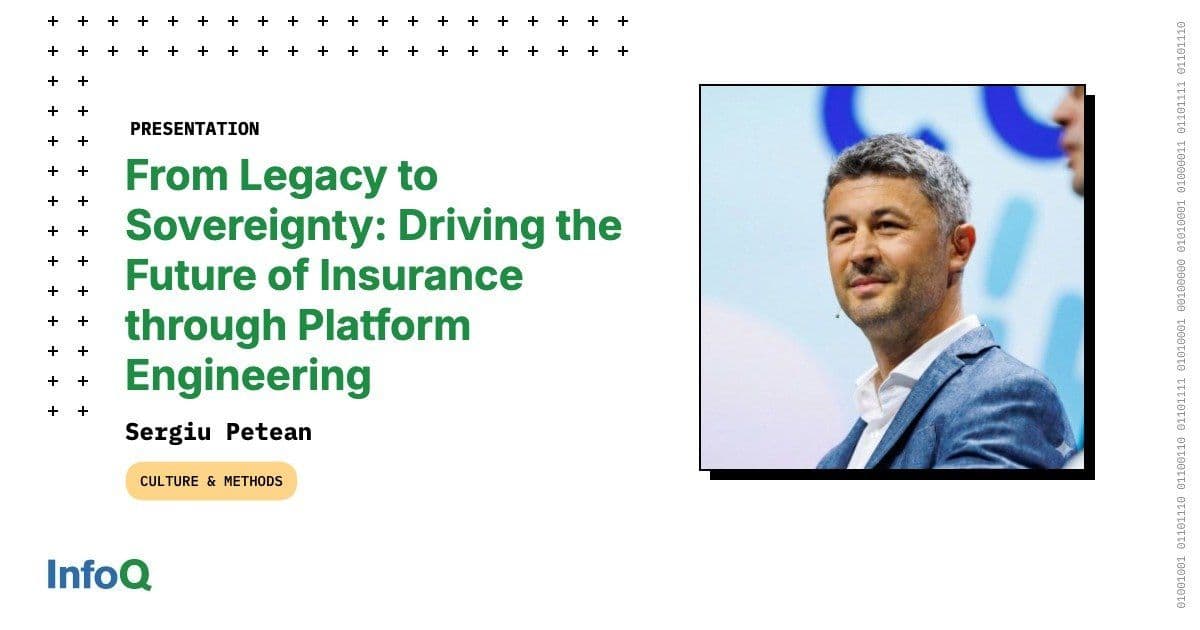From Legacy to Sovereignty: Platform Engineering Lessons for Insurance