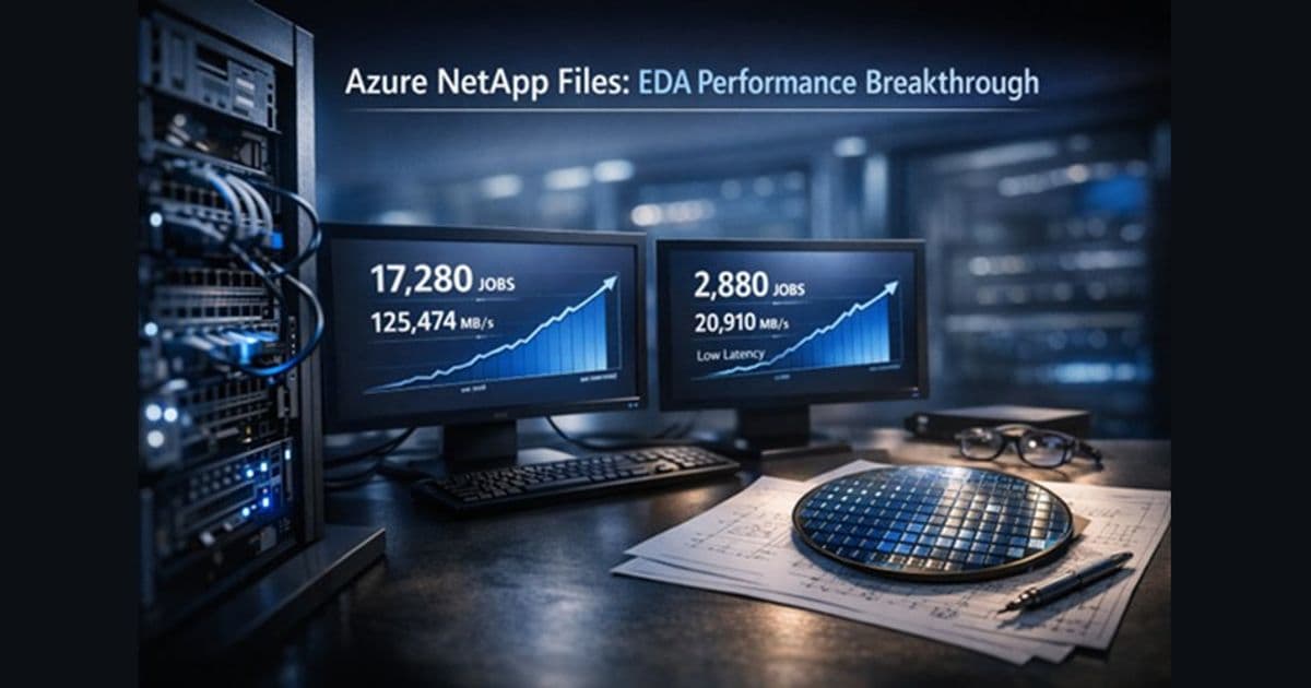 Azure NetApp Files Breakthrough Mode Sets New Cloud Benchmark for EDA Performance