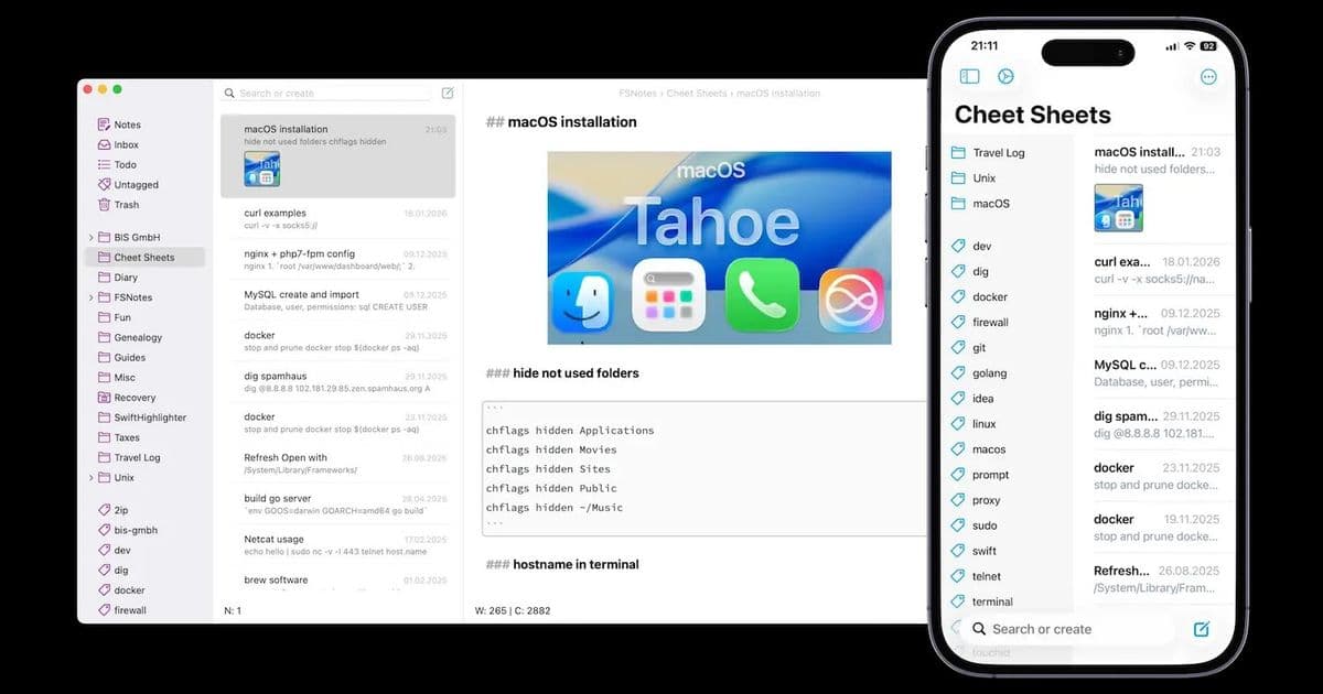 FSNotes 7: The Evolution of Focused Note-Taking