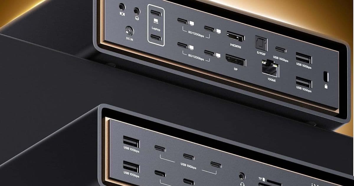 FusionDock Ultra: High‑end docking station supports four 6K displays and 10 Gbps Ethernet