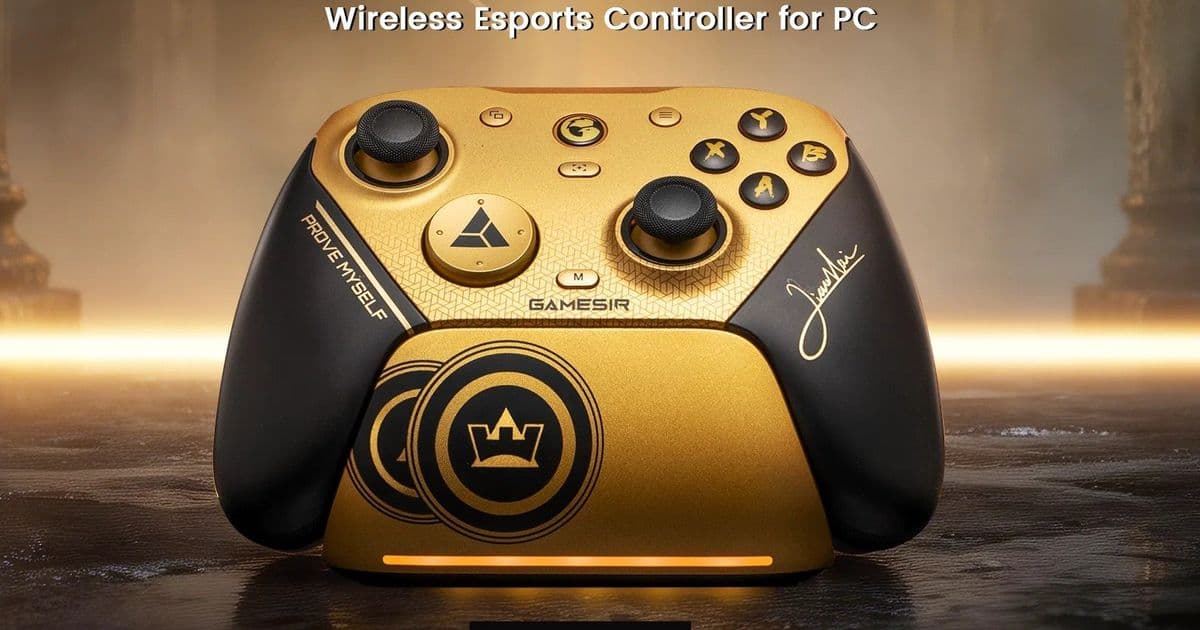 GameSir G7 Pro 8K PC Champion Edition: Limited Edition Controller Inspired by Fighting Game Champion