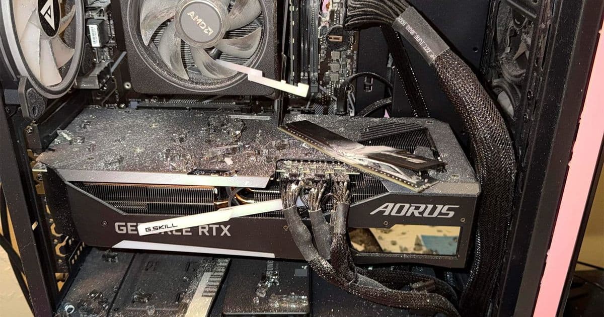 A Gaming PC Took a Bullet, and the RAM Lost: Inside a $3,500 Rebuild and What Survived the Impact