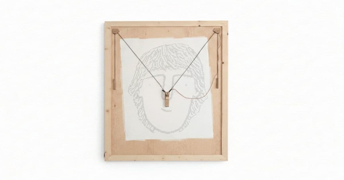 Teddy Warner's GPenT Project Reinvents Wall Art with AI-Driven Polargraph