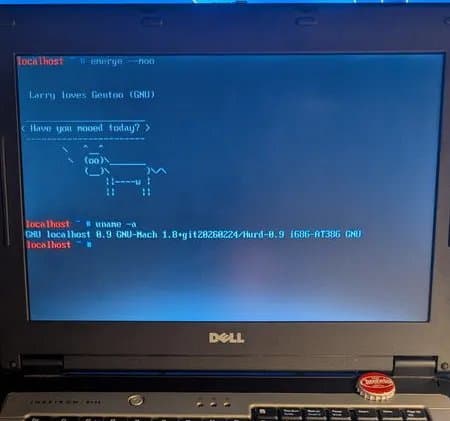 Gentoo Releases Experimental GNU/Hurd Images After April Fools' Tease