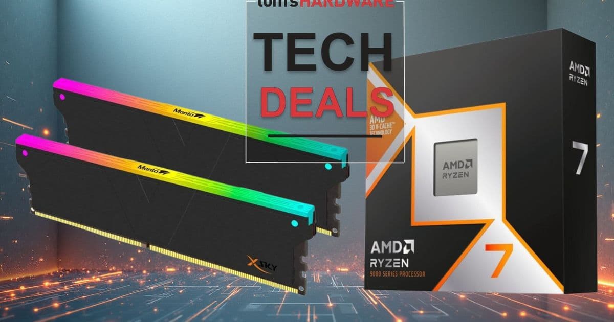 Newegg's Ryzen 7 9850X3D Bundle Makes 32GB DDR5-6400 RAM Actually Affordable