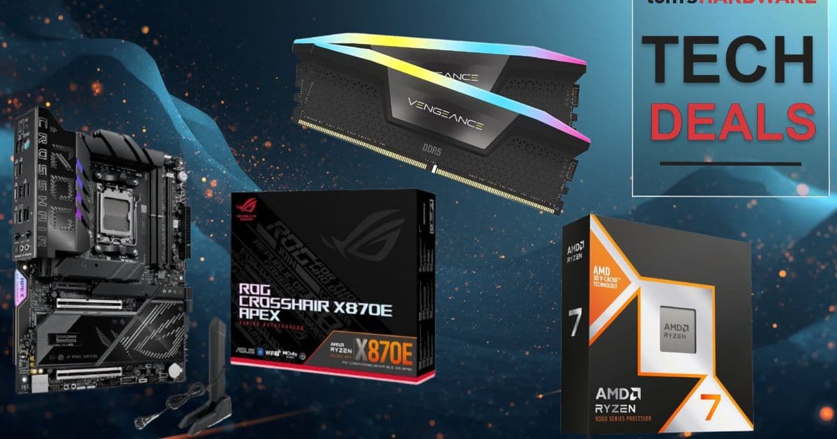 Newegg's Ryzen 7 9850X3D Bundle Delivers $436 Savings with Free RAM