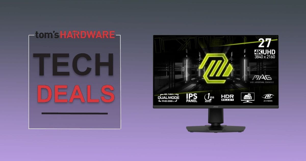 MSI's MAG 275UPD E14 Dual-Mode Monitor Drops to $200 in Newegg Valentine's Day Sale