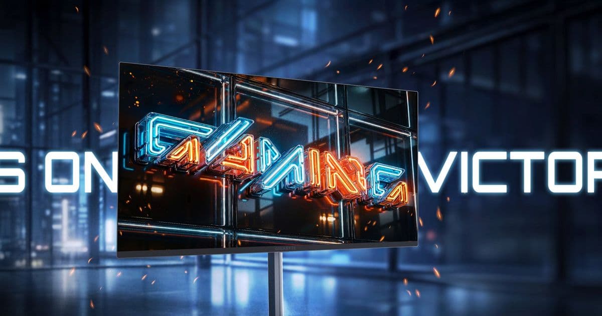 Gigabyte launches new 4K QD-OLED premium gaming monitor with 240 Hz refresh rate