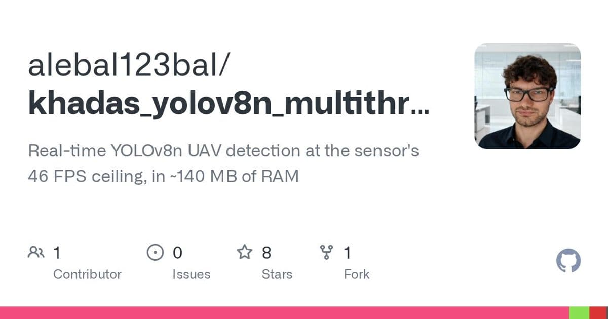 Running YOLOv8n at the Sensor's Ceiling: A 140 MB Real-Time UAV Detection Pipeline on Cheap RK3588S Boards
