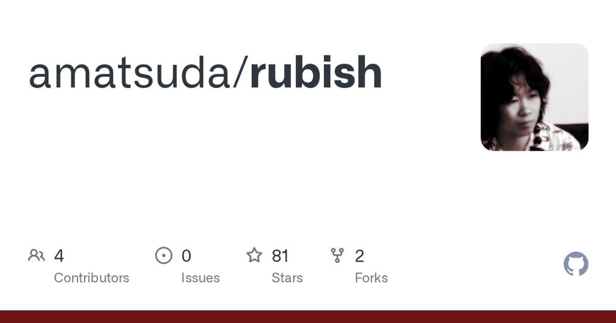 Rubish: A Bash‑compatible Shell that Lets Ruby Take the Wheel