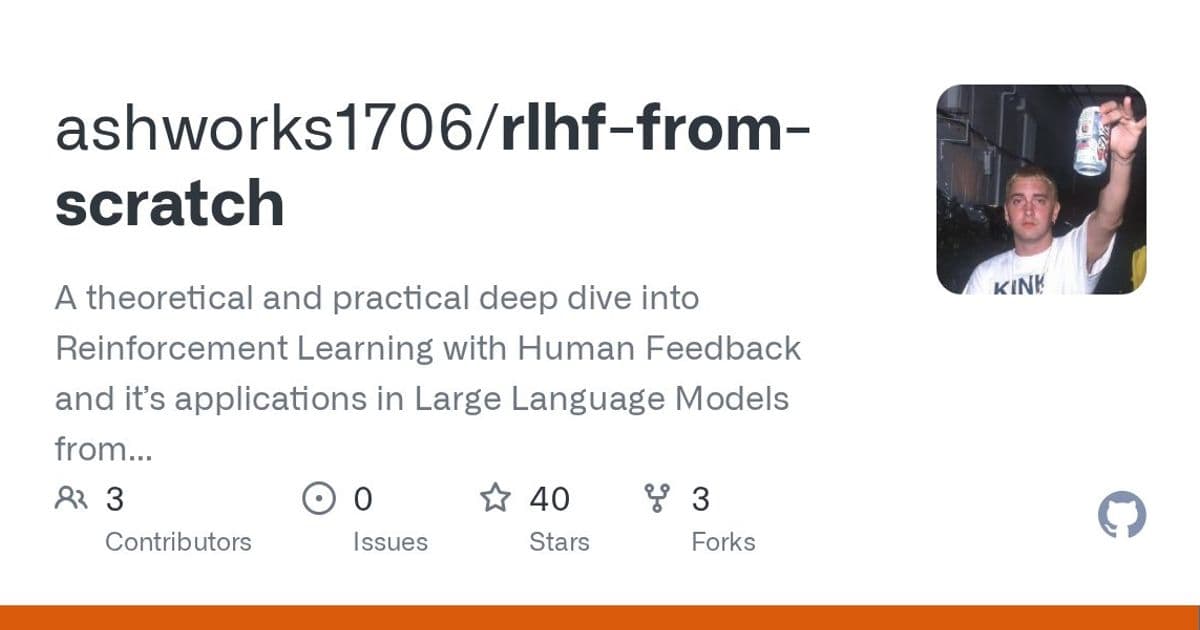 RLHF from Scratch: A Practical Guide to Reinforcement Learning with Human Feedback
