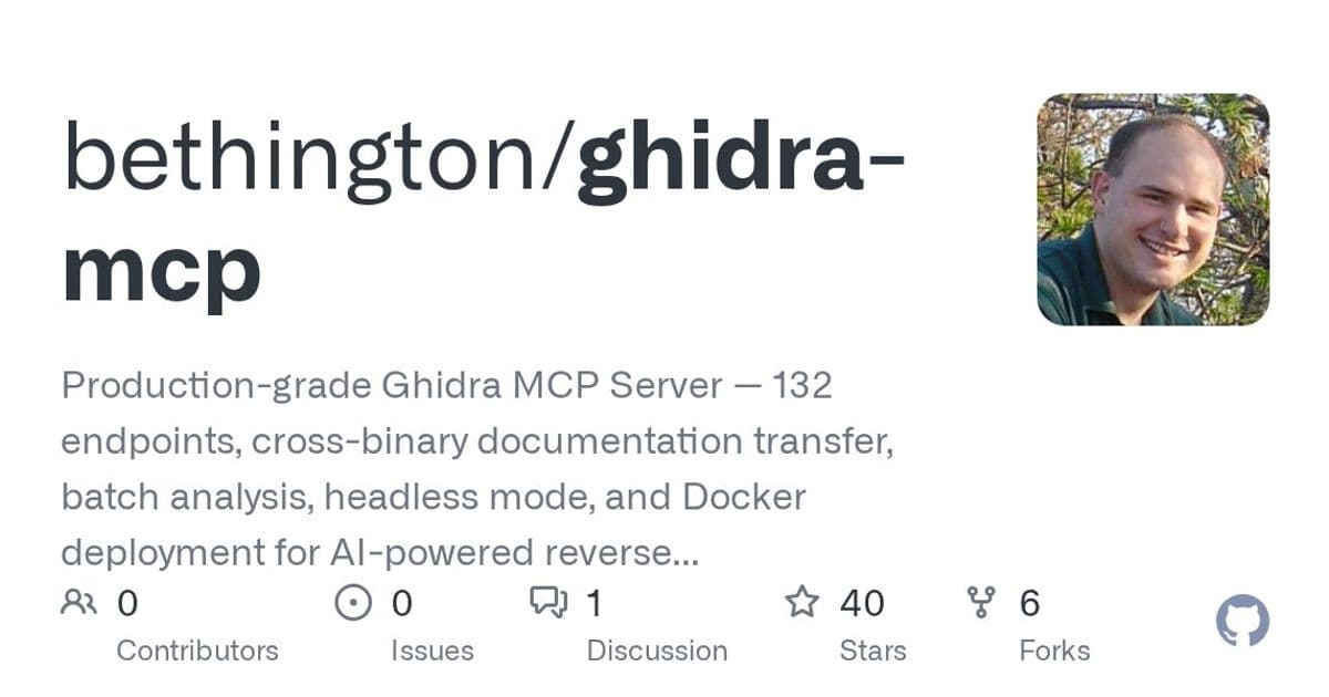 Ghidra MCP Server Bridges Reverse Engineering and AI with Production-Grade Tooling