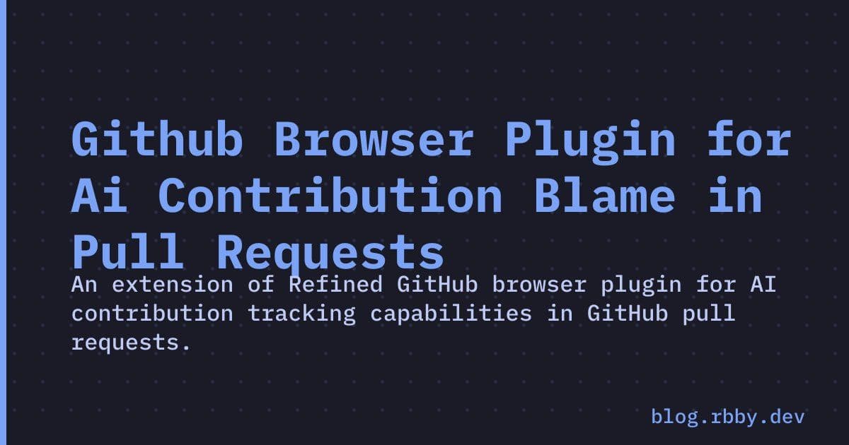 Tracking AI Code Contributions: Git-AI and the GitHub PR Integration