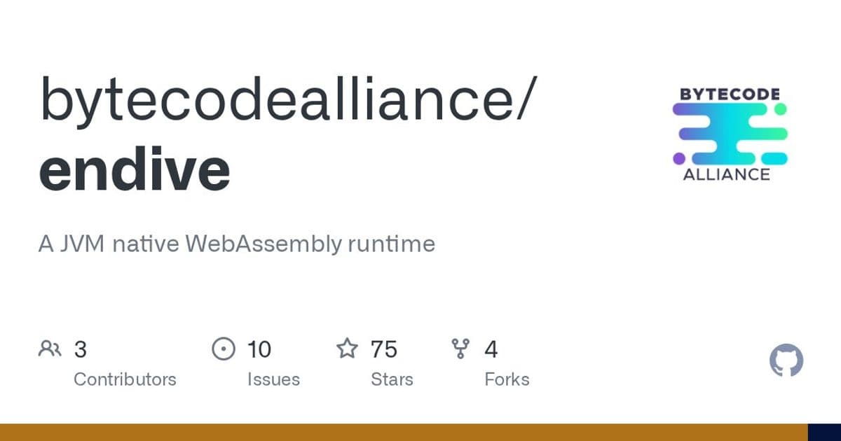 Endive: A JVM-Native WebAssembly Runtime Eliminating Native Dependencies