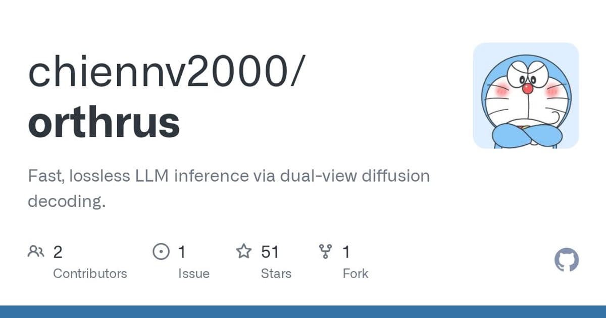 Orthrus: Dual-View Diffusion Decoding Claims to Accelerate LLM Inference While Maintaining Exact Generation Fidelity