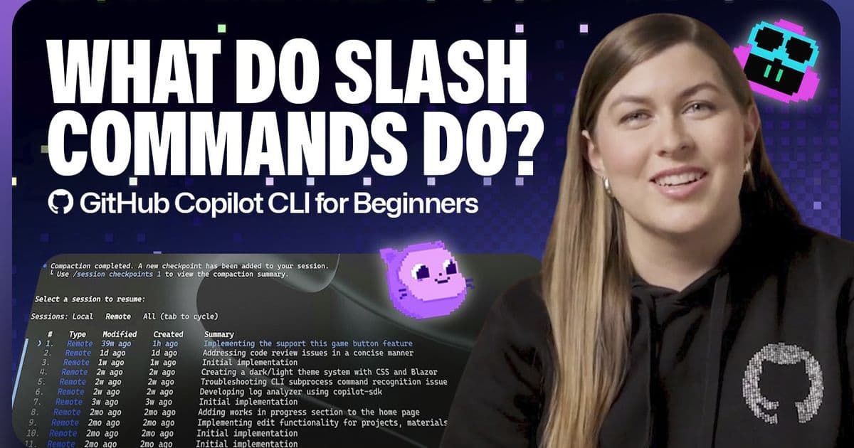 GitHub Copilot CLI slash commands give developers direct control from the terminal