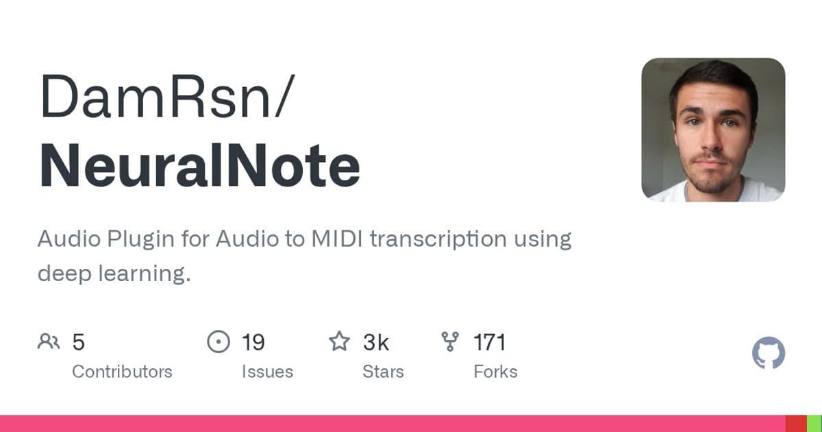 NeuralNote: Open-Source Audio-to-MIDI Plugin Brings Spotify's AI to DAWs