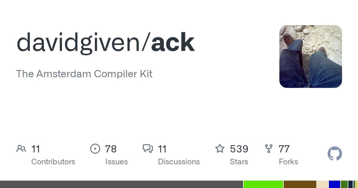 The Amsterdam Compiler Kit: A Vintage Compiler Suite Gets Modern Maintenance