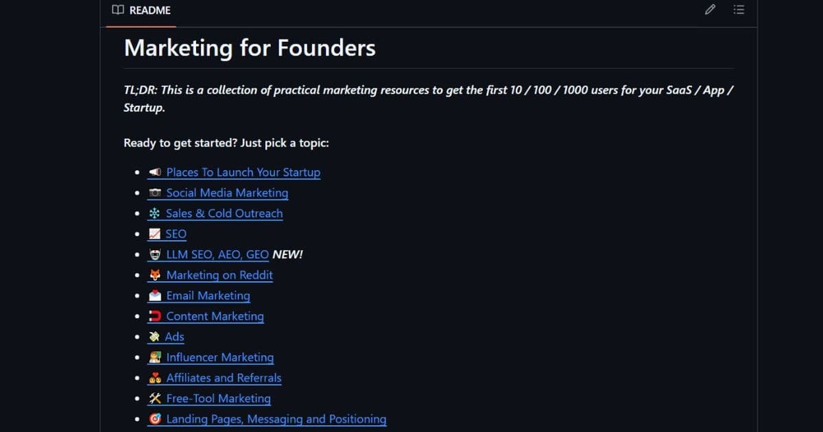 Marketing for Founders: A Practical Guide to Early-Stage User Acquisition