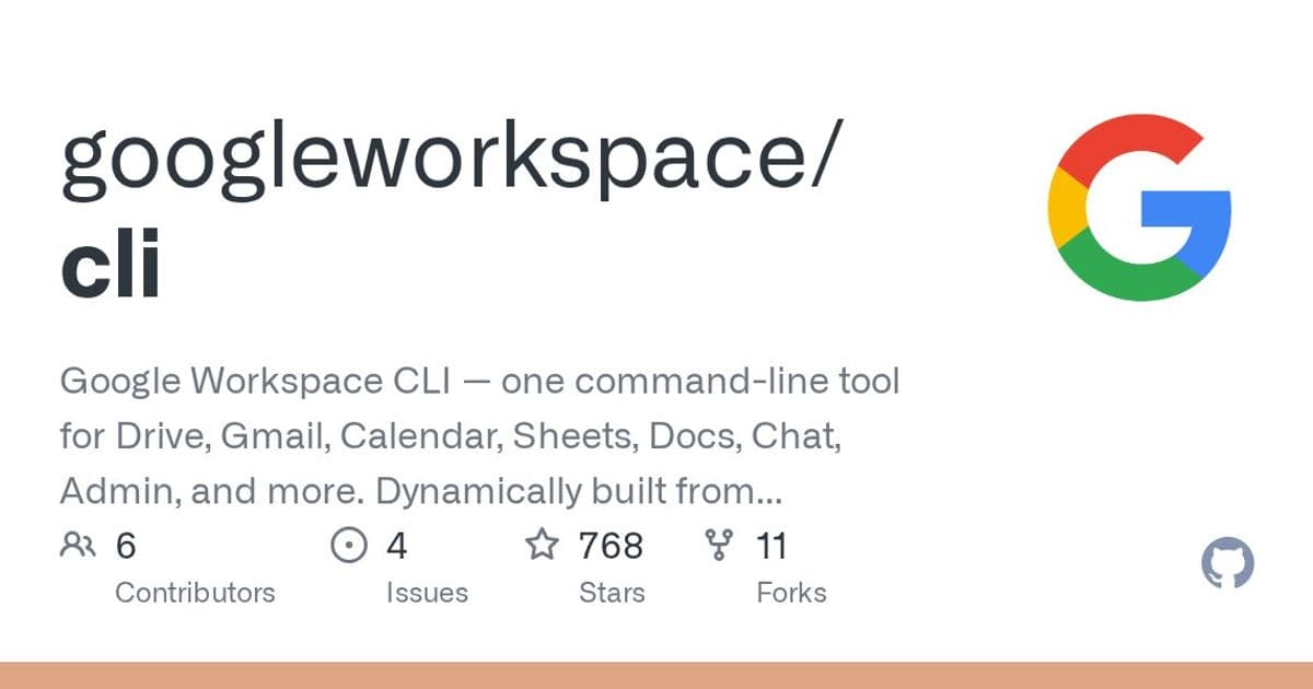 Google Workspace CLI: One Tool to Rule Them All