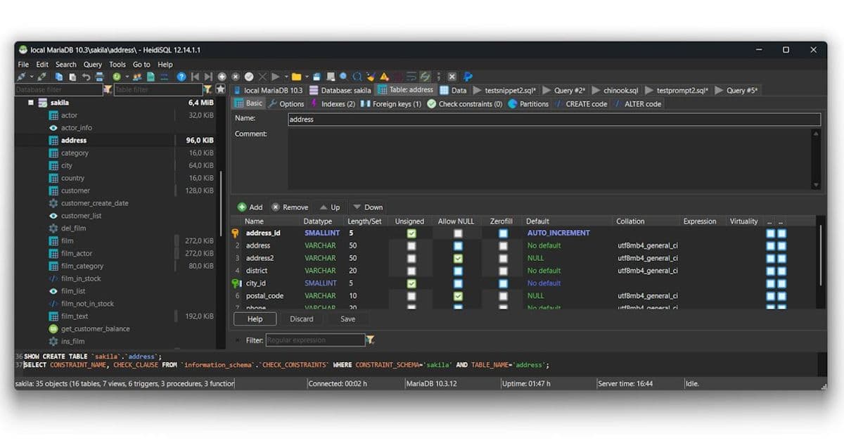 HeidiSQL 12.1: A Delphi‑based GUI for SQL servers, still Windows‑centric