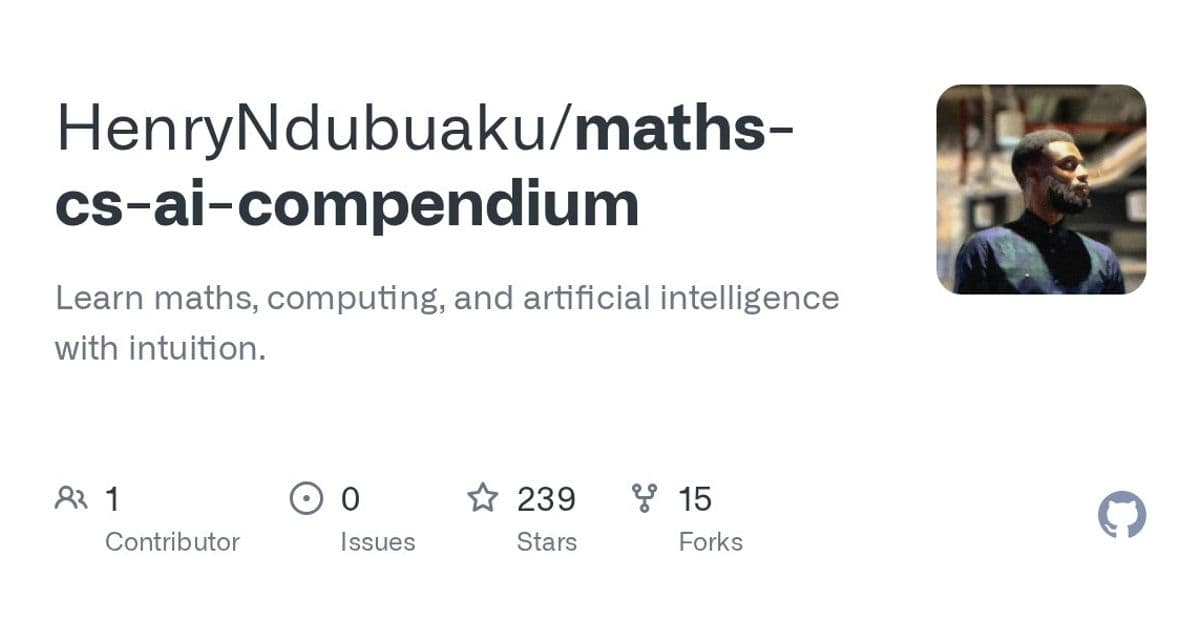 Intuition-First AI Textbook Emerges from GitHub, Proving Valuable for Top Tech Interviews