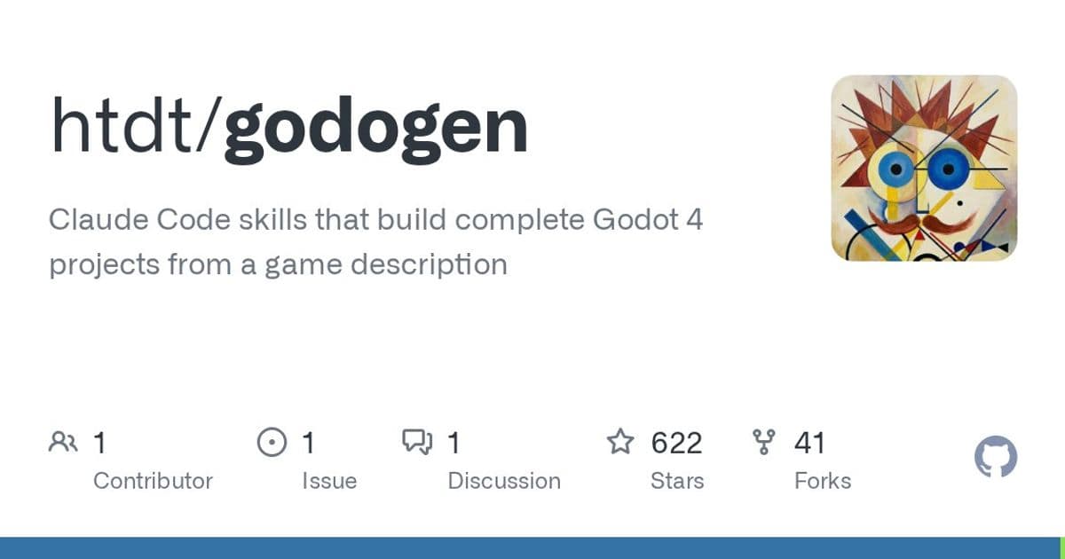 Godogen: AI-Powered Godot Game Development with Claude Code